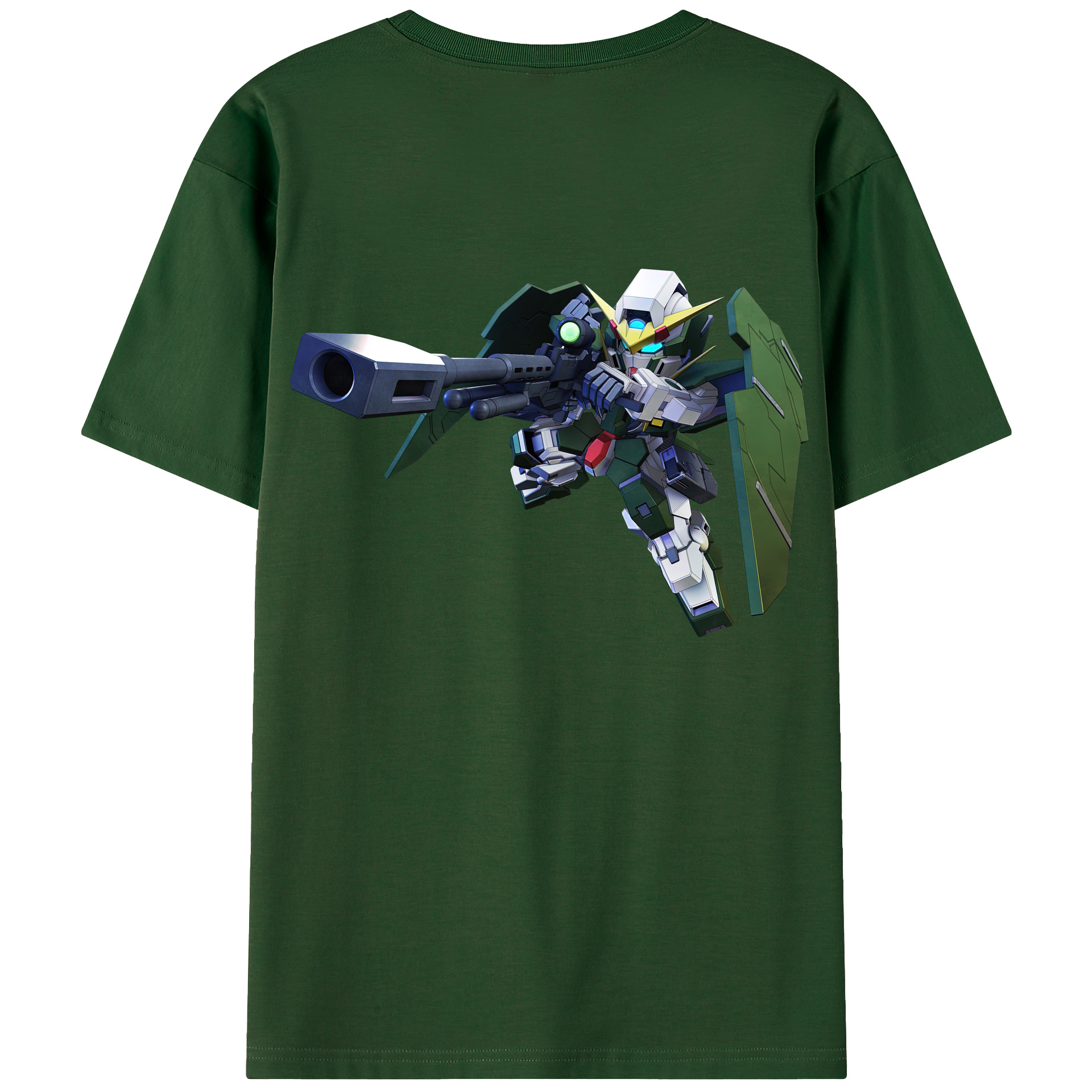 （画像用） 機動戦士ガンダム Mobile Suit Gundam 綿100％半袖Tシャツ（背面プリント）